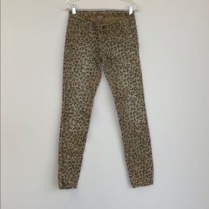 Almost famous animal print jeans